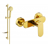 Mexen Milo DF40 shower faucet with shower set, gold - 7134R40-50