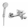 Mexen Milo R40 grifo de bañera con set de ducha, cromo - 7133R40-00