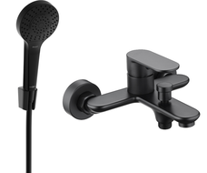 Mexen Milo R05 grifo de bañera con conjunto de ducha, negro - 7133R05-70