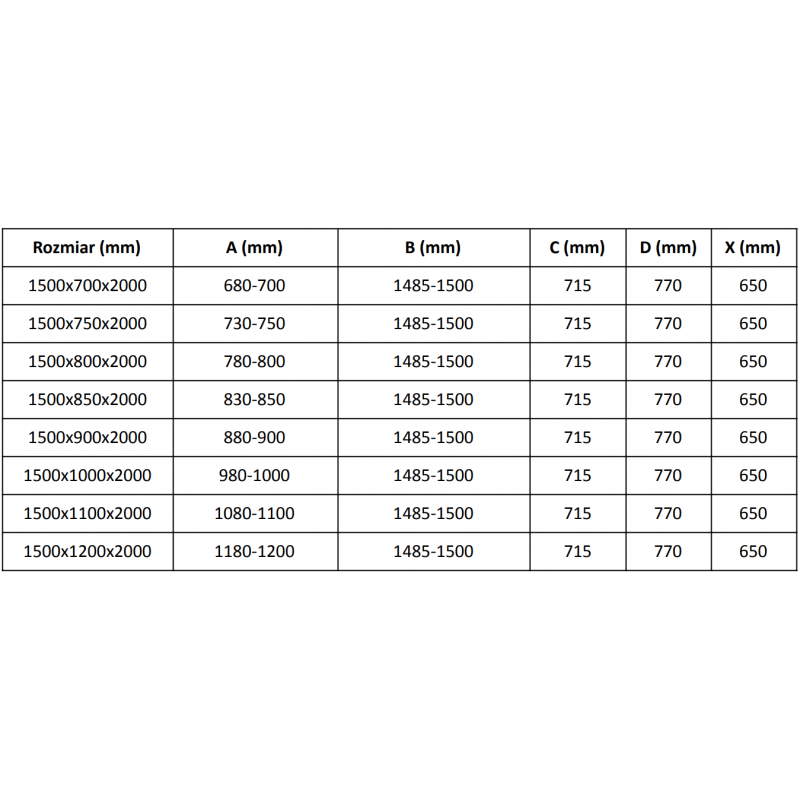 Mexen Velar καμπίνα ντους συρόμενη 150 x 85 εκ., διαφανής, μεταλλική όψη