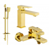 Mexen Uno DQ45 Badewannen-Set, Gold - 71403DQ45-50