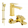 Mexen Uno DQ62 set da bagno, dorato - 71403DQ62-50