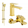 Mexen Uno DQ62 Wannen-Set, gold - 71403DQ62-50