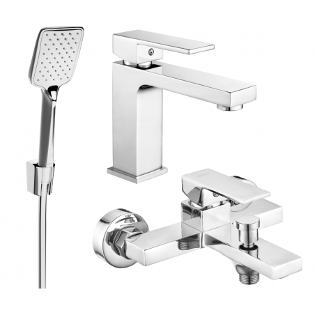 Mexen Uno R62 conjunto de bañera, cromo - 71403R62-00