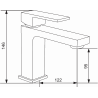 Mexen Uno R45 Badewannenset, Chrom - 71403R45-00