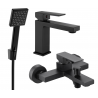 Mexen Uno R45 ensemble de baignoire, noir - 71403R45-70