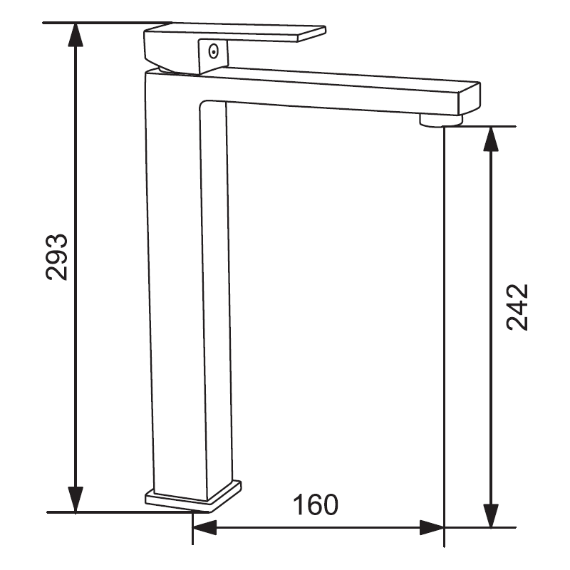 Mexen Uno R77 Badewannenset, Chrom - 71413R77-00