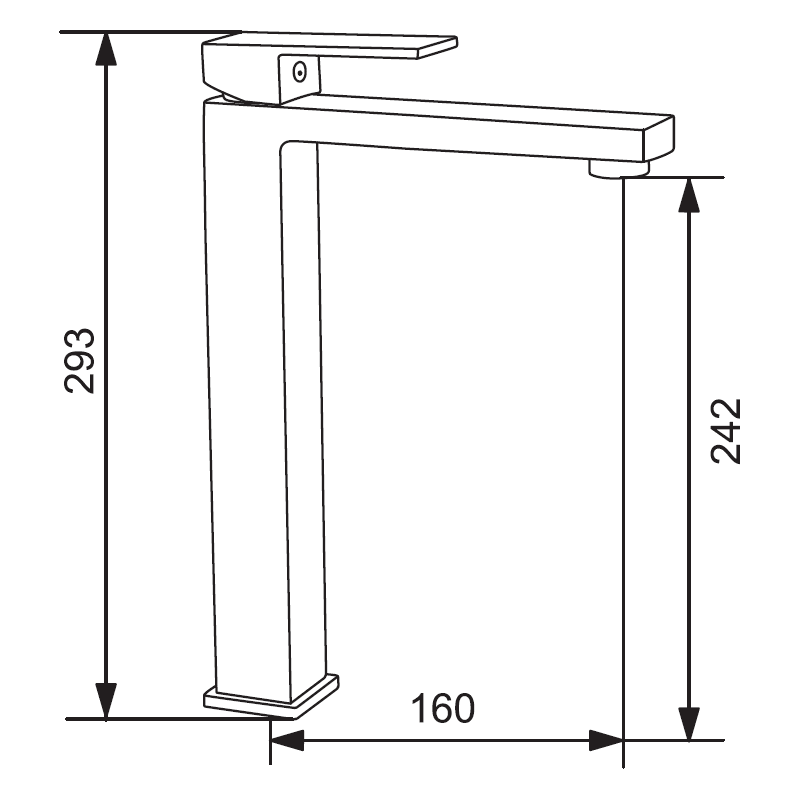 Mexen Uno R77 badkarsset, krom - 71413R77-00