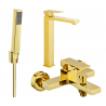Mexen Uno R77 conjunto de baño, dorado - 71413R77-50