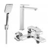 Mexen Uno R62 vannitoa komplekt, kroom - 71413R62-00