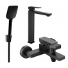 Mexen Uno R62 conjunto de bañera, negro - 71413R62-70