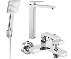 Mexen Uno R45 ensemble de bain, chrome - 71413R45-00
