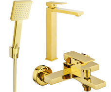 Mexen Uno R45 ensemble de bain, doré - 71413R45-50