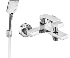 Mexen Uno R62 bathtub faucet with shower set, chrome - 7143R62-00
