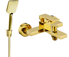 Mexen Uno R62 robinet de baignoire avec ensemble de douche, doré - 7143R62-50