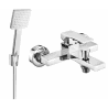 Mexen Uno R45 batteria da vasca con set doccia, cromo - 7143R45-00