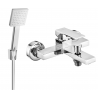 Mexen Uno R45 grifo de bañera con juego de ducha, cromo - 7143R45-00