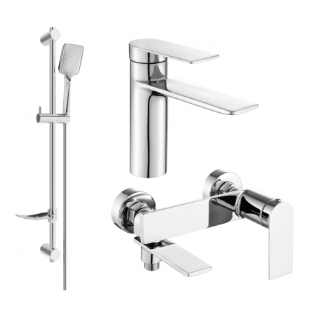 Mexen Zero DF62 Badeset, Chrom - 71103DF62-00