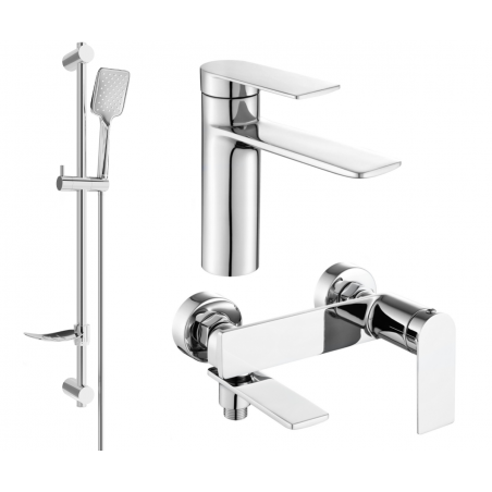 Mexen Zero DF62 conjunto de bañera, cromo - 71103DF62-00