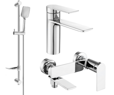 Mexen Zero DF62 ensemble de bain, chrome - 71103DF62-00