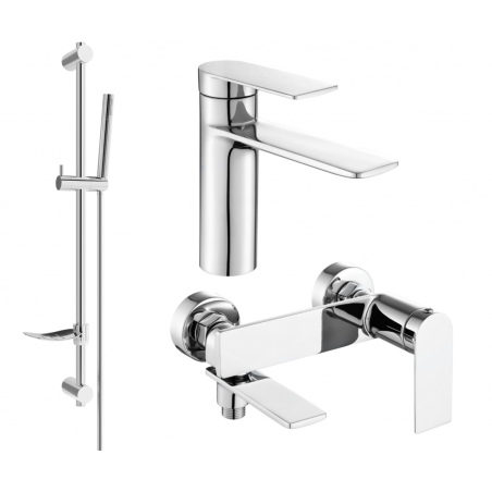 Mexen Zero DF70 badkarsset, krom - 71103DF70-00