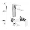 Mexen Zero DF70 ensemble de bain, chrome - 71103DF70-00
