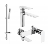 Mexen Zero DQ02 Bathtub Set, Chrome - 71103DQ02-00