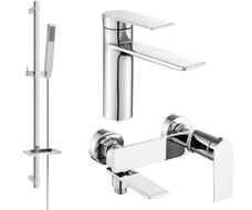 Mexen Zero DQ02 ensemble de bain, chrome - 71103DQ02-00