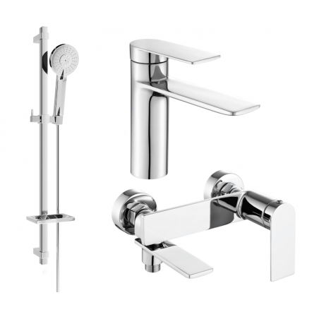 Mexen Zero DQ40 conjunto de bañera, cromo - 71103DQ40-00