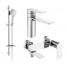 Mexen Zero DQ40 bath set, chrome - 71103DQ40-00