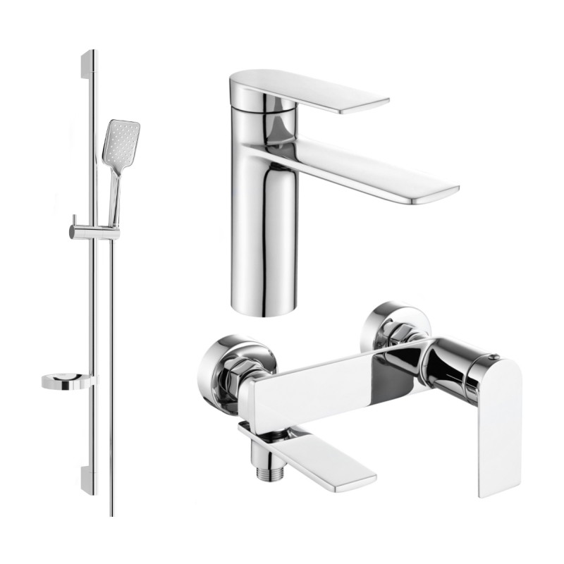 Mexen Zero DS62 vannikomplekt, kroom - 71103DS62-00