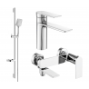 Mexen Zero DS62 badkuipset, chroom - 71103DS62-00
