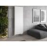 Mexen Line VR20SL Heizkörper 1800 x 600 mm, untere mittlere Anschluss, 1308 W, weiß - W6VR20SL-180-060-00