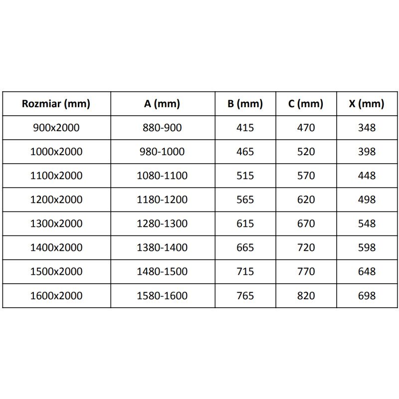 Mexen Velar L liukuovi suihkutilaan 110 cm, huurrettu, kromi - 871-110-003-31-01