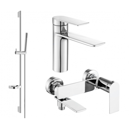 Mexen Zero DS70 ensemble de bain, chrome - 71103DS70-00