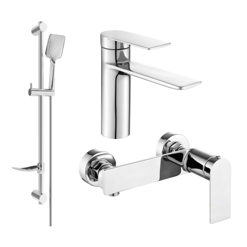 Mexen Zero DF62 set za tuš, krom - 71104DF62-00