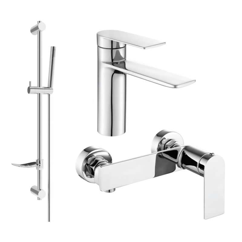 Mexen Zero DF70 zestaw prysznicowy, chrom - 71104DF70-00