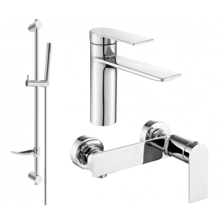 Mexen Zero DF70 zestaw prysznicowy, chrom - 71104DF70-00