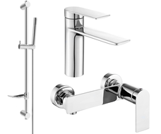 Mexen Zero DF70 Duschset, Chrom - 71104DF70-00