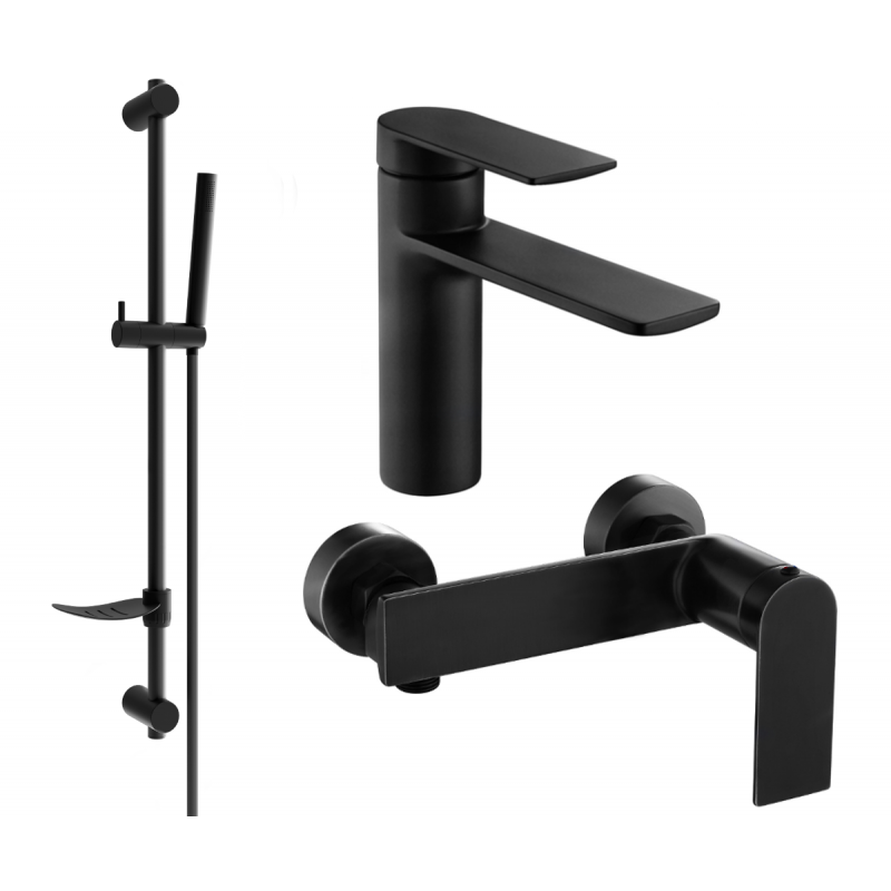 Mexen Zero DF70 set doccia, nero - 71104DF70-70