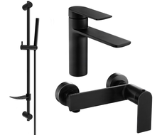 Mexen Zero DF70 douchekit, zwart - 71104DF70-70