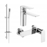 Mexen Zero DQ02 shower set, chrome - 71104DQ02-00