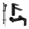 Mexen Zero DQ40 Shower Set, Black - 71104DQ40-70