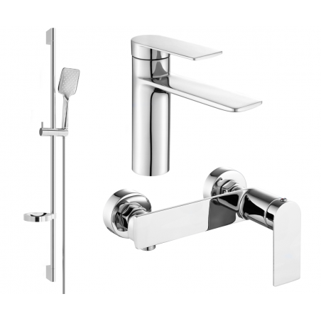 Mexen Zero DS62 zestaw prysznicowy, chrom - 71104DS62-00