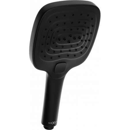 Mexen R-17 3-funktionellt duschhandtag, svart - 79517-70