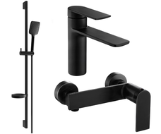 Mexen Zero DS62 conjunto de duche, preto - 71104DS62-70