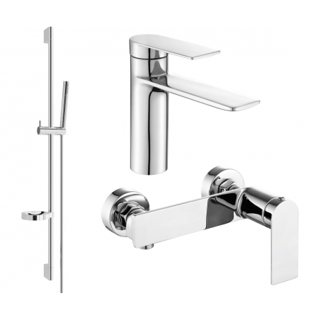 Mexen Zero DS70 zestaw prysznicowy, chrom - 71104DS70-00