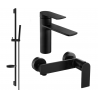 Mexen Zero Conjunto de ducha DS70, negro - 71104DS70-70