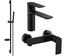 Mexen Zero DS70 ensemble de douche, noir - 71104DS70-70