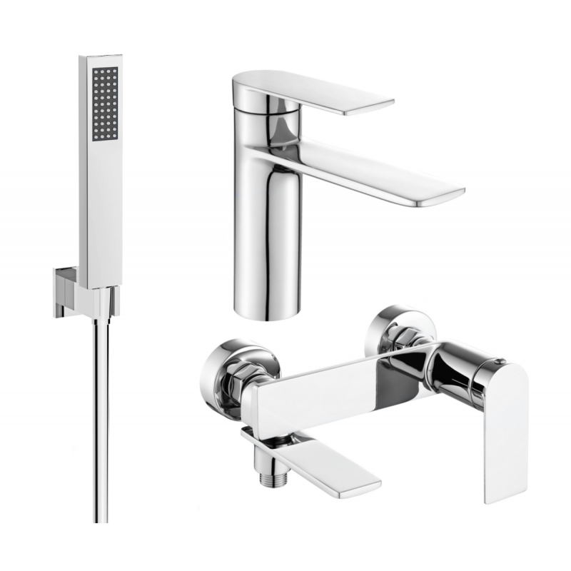 Mexen Zero R02 ensemble baignoire, chrome - 71103R02-00